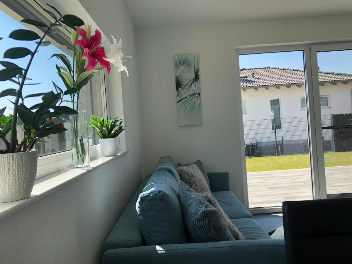 Moderne Ferienwohnung mit Terrasse und Garten Verwaltungsgemeinschaft Haldenwang Exterior foto